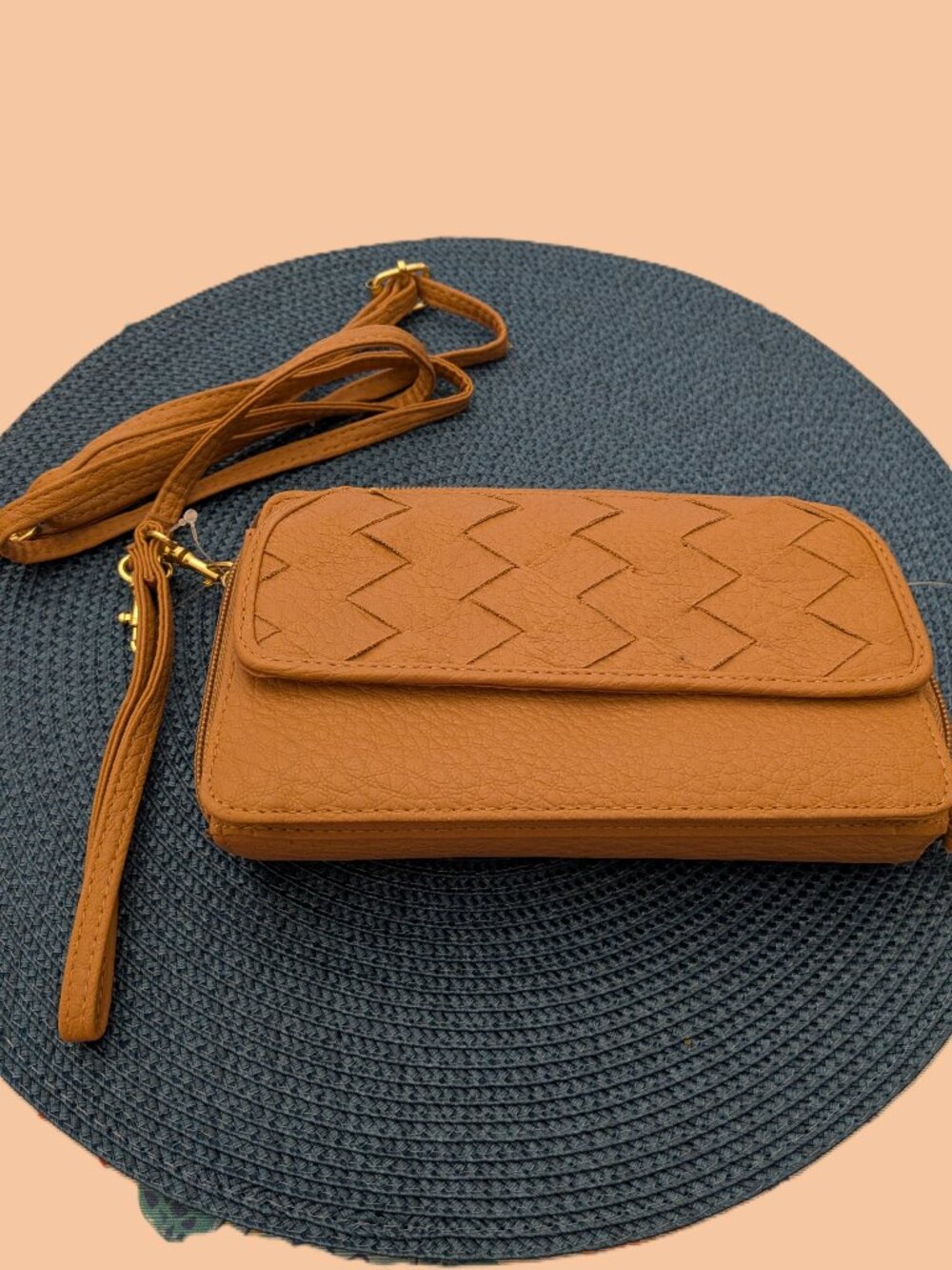 Woven Crossbody/wristlet Bag